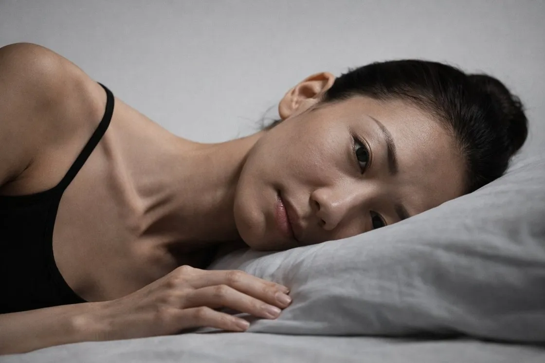Calm TCM treatment setting used for sleep problems