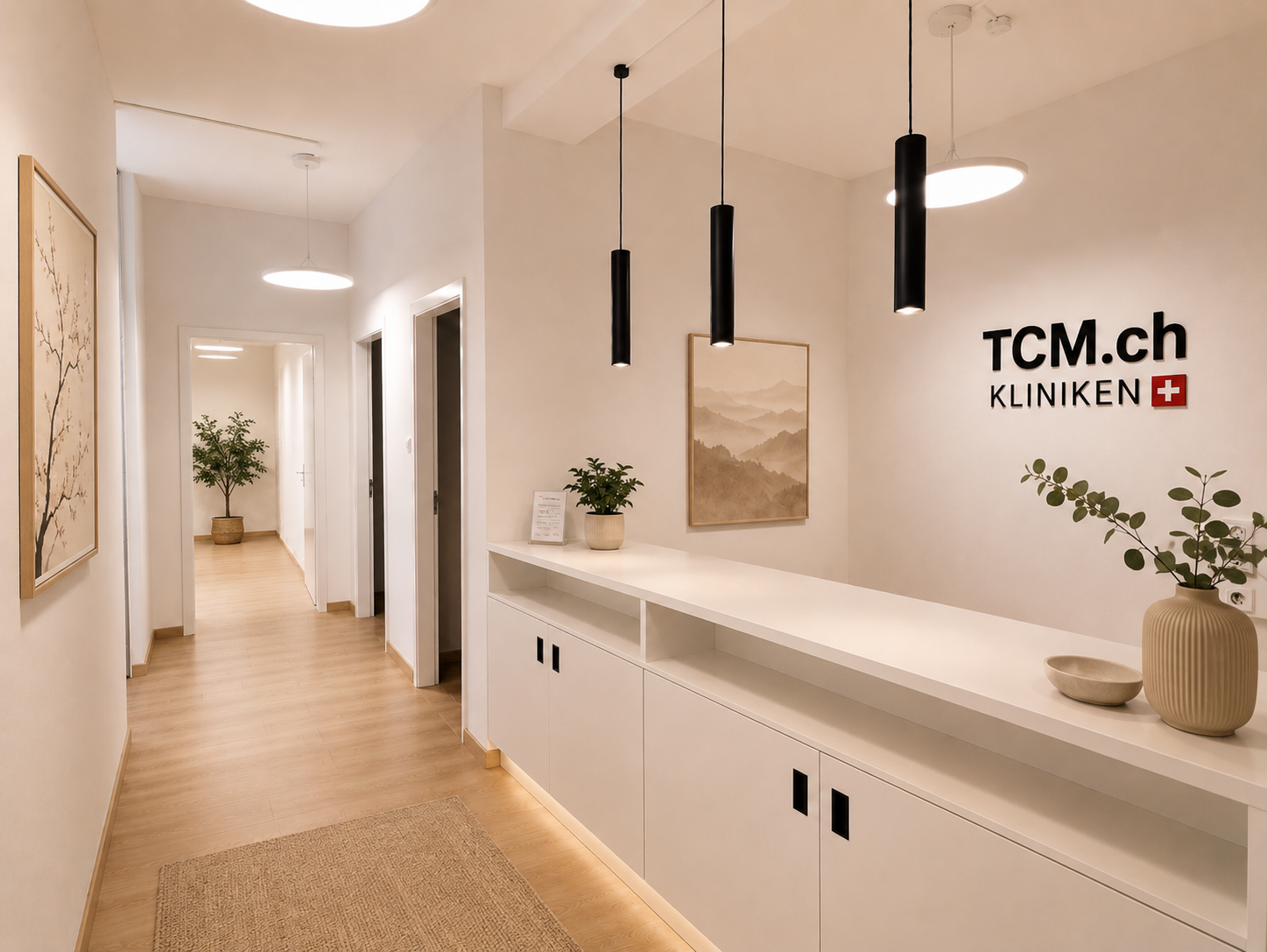 TCM.ch Kliniken St. Gallen – Empfangsbereich