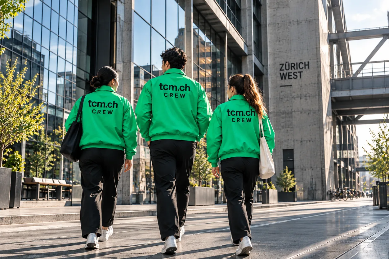 The TCM.ch team in Zürich West